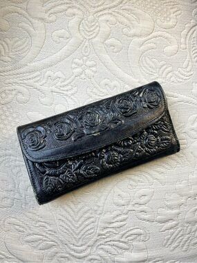 Leather Embossed Full Size Wallet